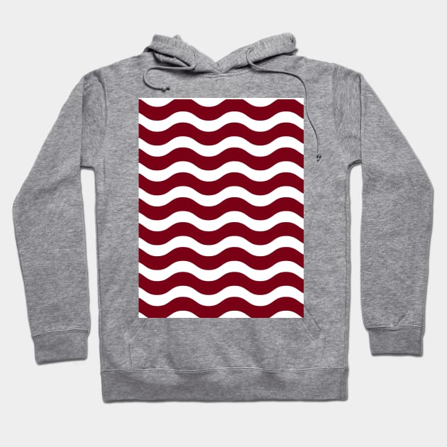 Garnet Waves Hoodie by PSCSCo